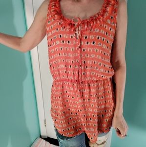 3/15 Sheer Elephant Top